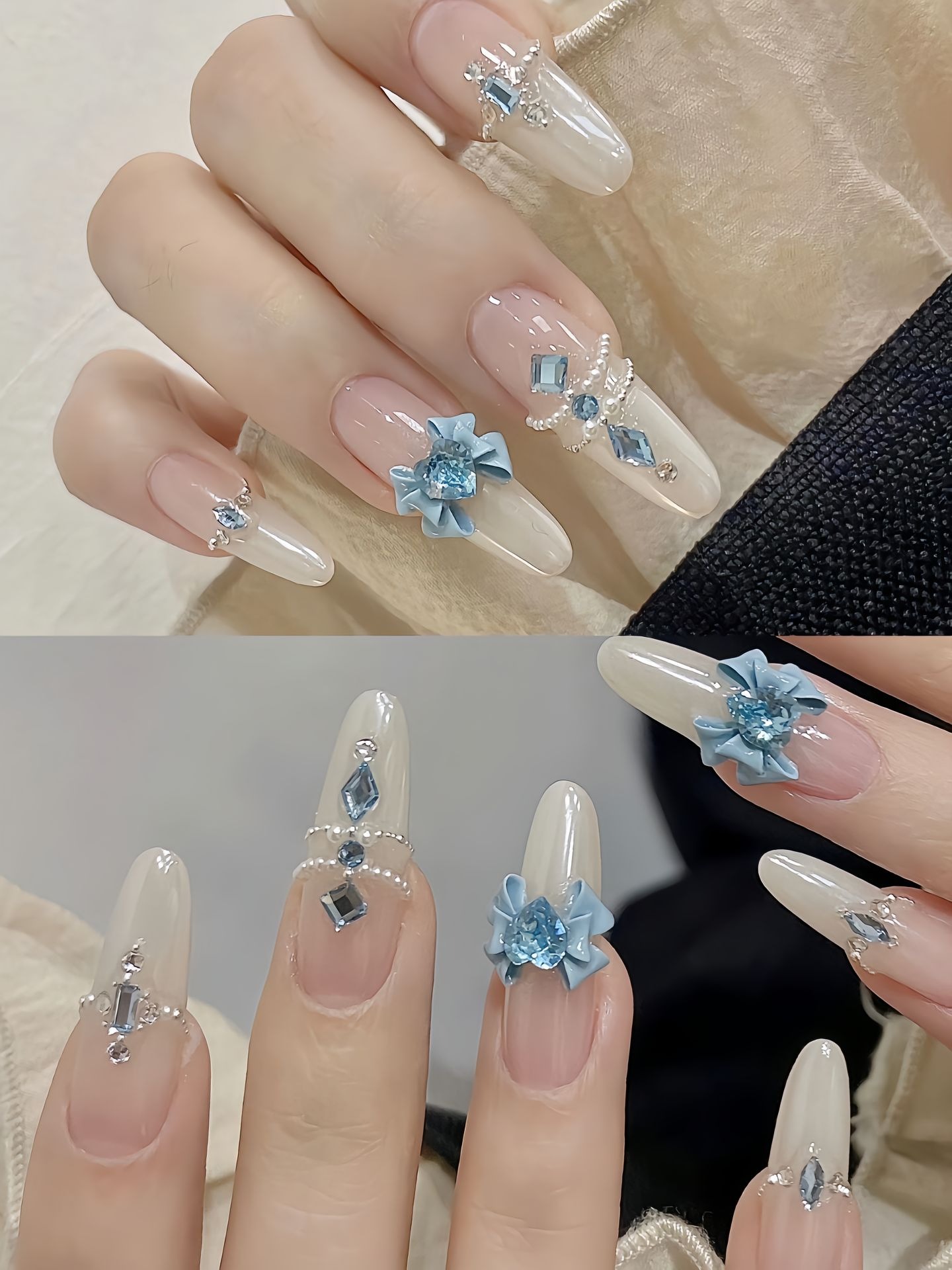 Đôi tay "sang chảnh" với sự kết hợp hoàn hảo giữa nail tiểu thư và phụ kiện charm