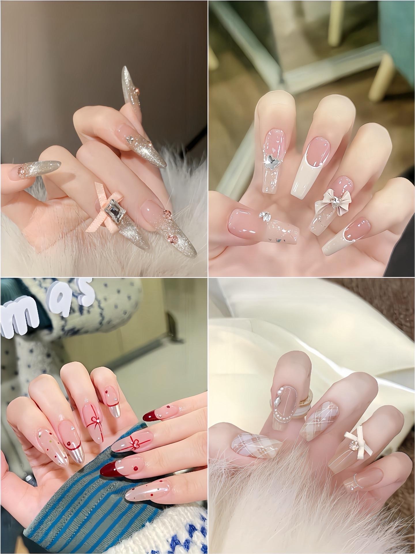 Khi đi dự tiệc, hãy chọn một thiết kế nail  với điểm nhấn là màu đỏ ruby để tạo nên vẻ đẹp lôi cuốn